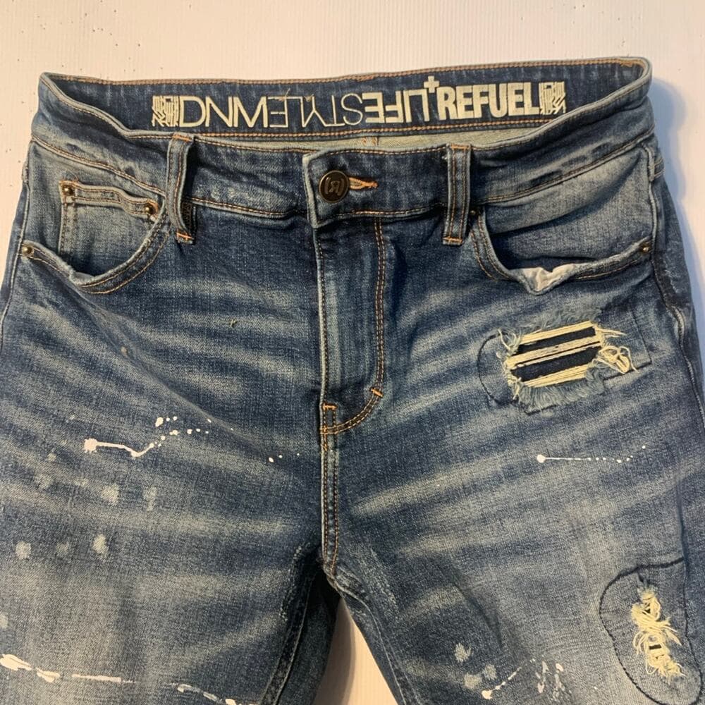 Refuel Lifestyle Mens Jeans Size 32 - Thumbnail 2