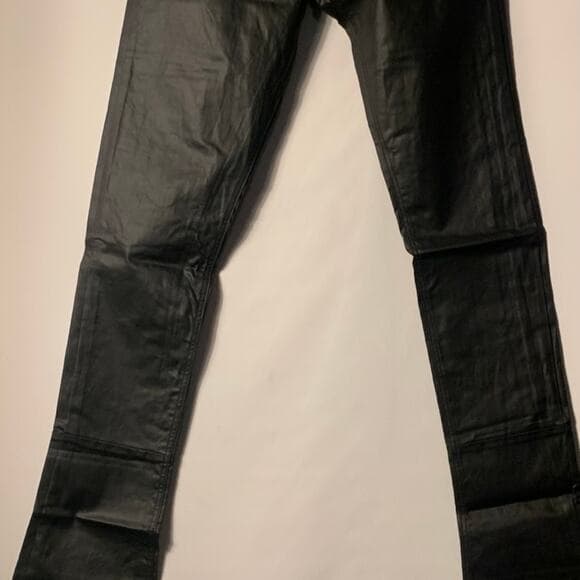 Doctrine Superstack Black Wax Mens Jeans Size 38 - Thumbnail 7