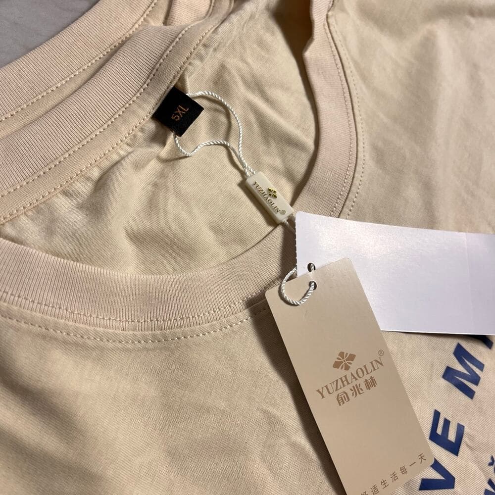 Love My Wife Tan T-Shirt Size 5XL - Thumbnail 2