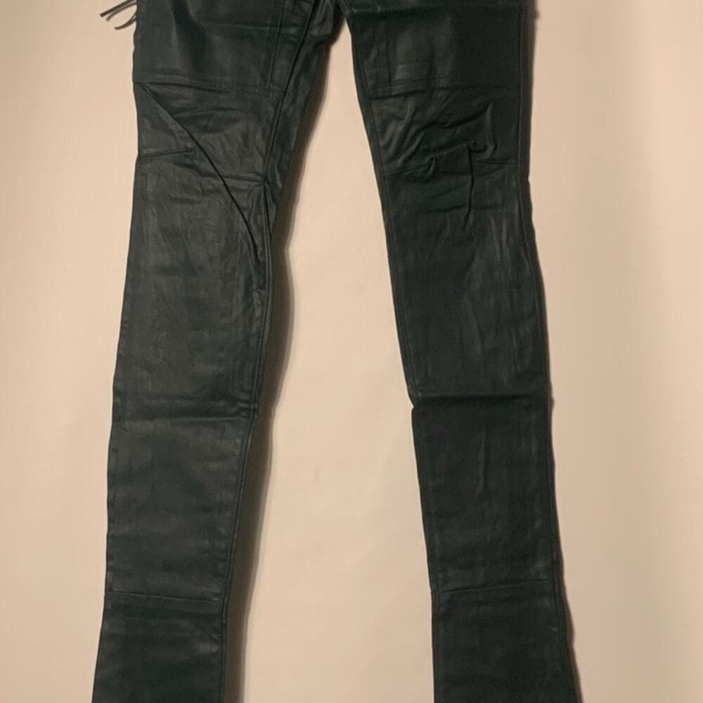 Si Tu Veux Superstack Hunter Green Wax Mens Jeans Size 30 - Thumbnail 11
