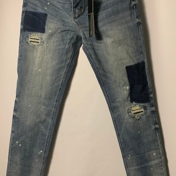 Shabaz Z Brothers Blue Mens Jeans 38 - Thumbnail 7
