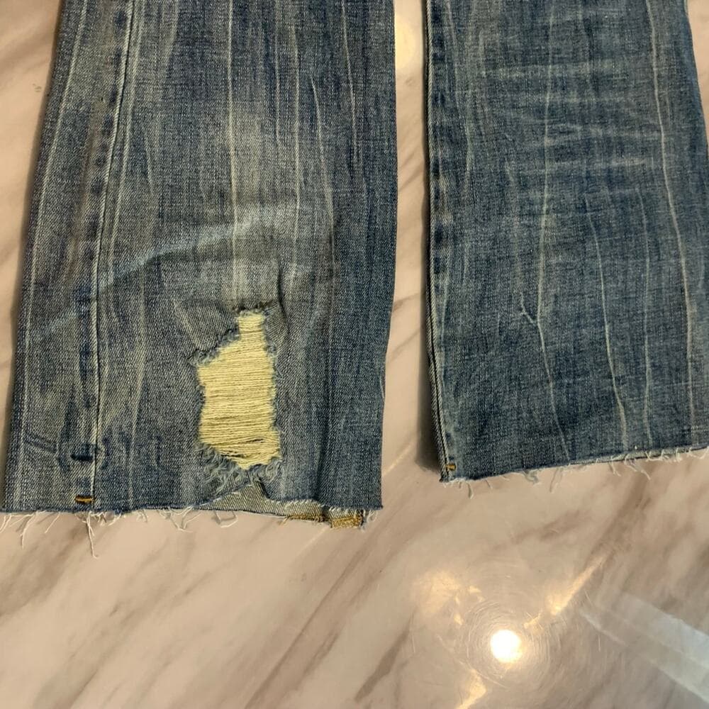 Si Tu Veux Superstack Medium Wash Mens Jean 40 - Thumbnail 7