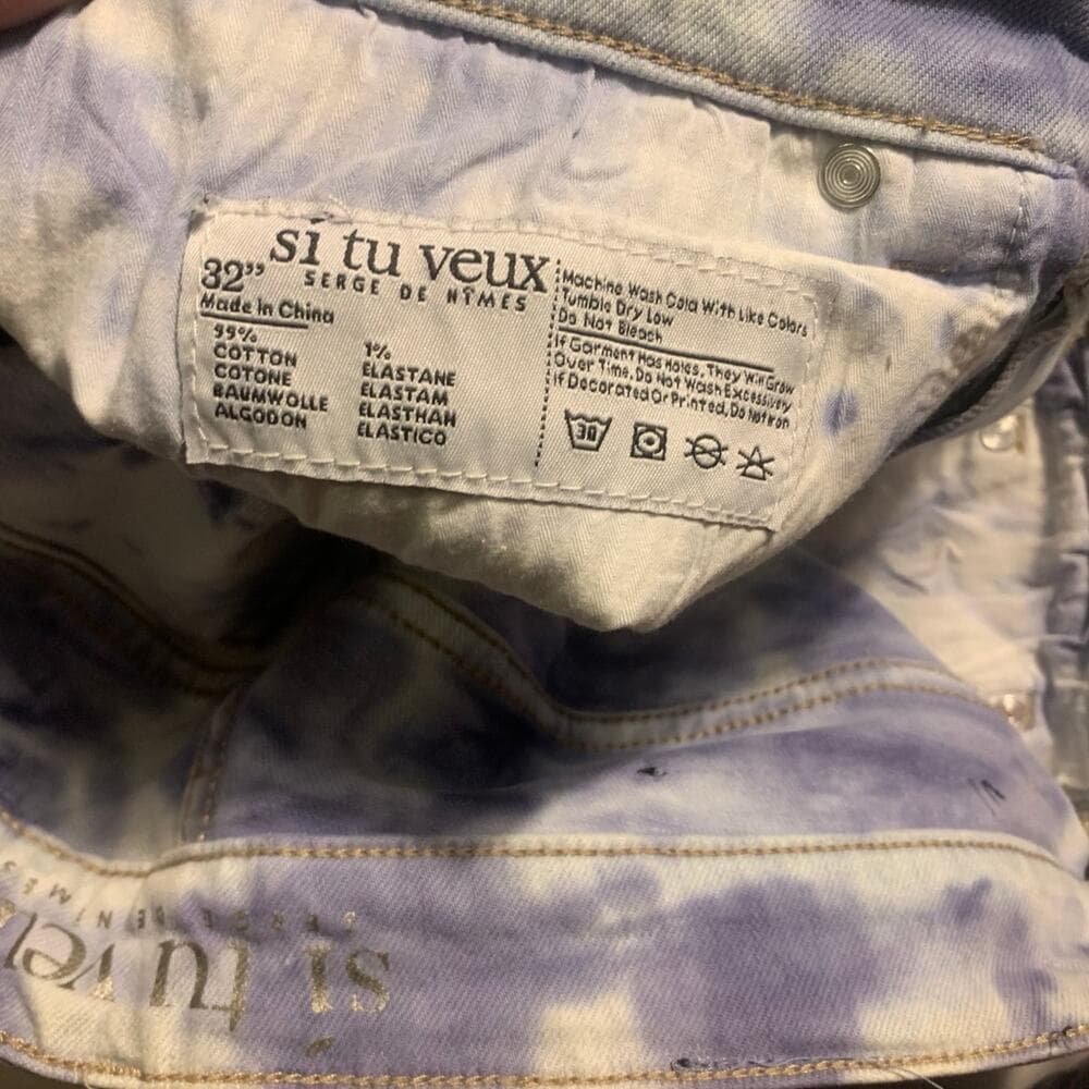 Si Tu Veux Superstack Mens Jeans Size 32 - Thumbnail 5