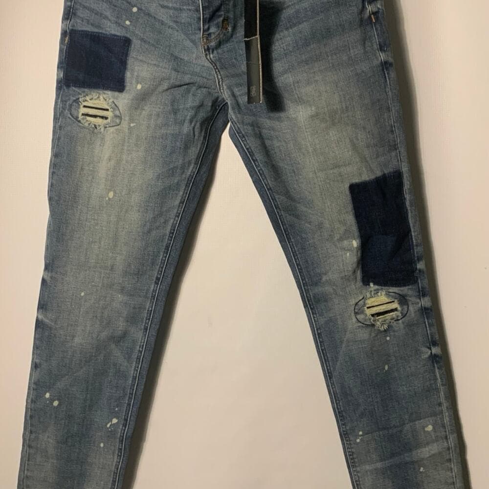 Shabaz Z Brothers Blue Mens Jeans 38 - Thumbnail 6