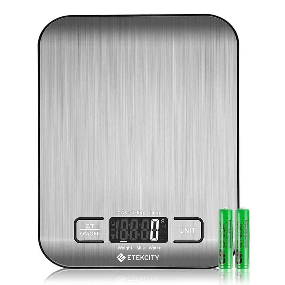 Etekcity Kitchen Scale, Digital Food Scale, 304 Stainless Steel, 11lb/5kg, Silve - Thumbnail 8