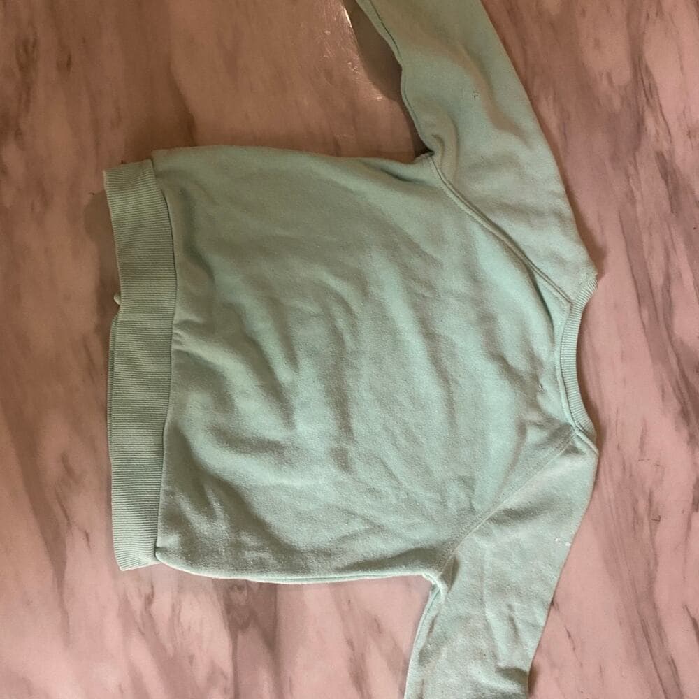Grayson Mini Toddler Girls' Tie Waist Sweatshirt - Teal Green - Thumbnail 3