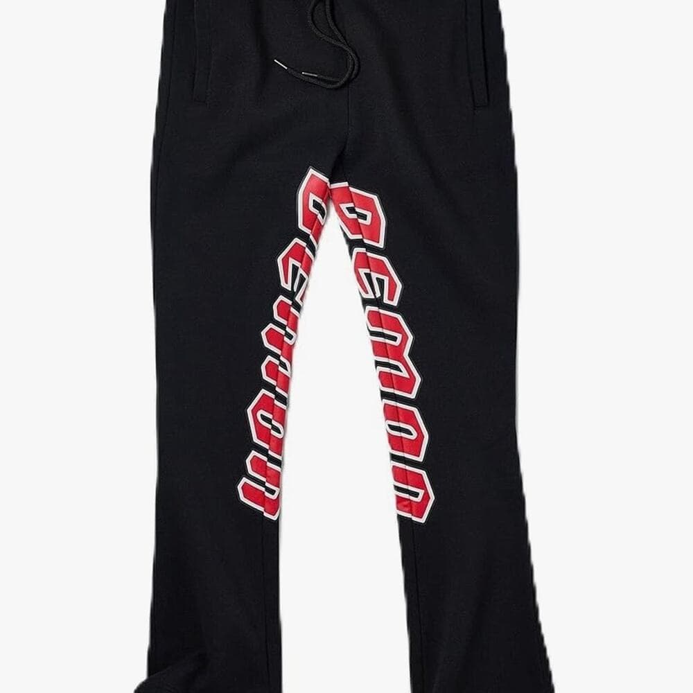 Dodge Demon Flare Sweatpants - Black - Thumbnail 8
