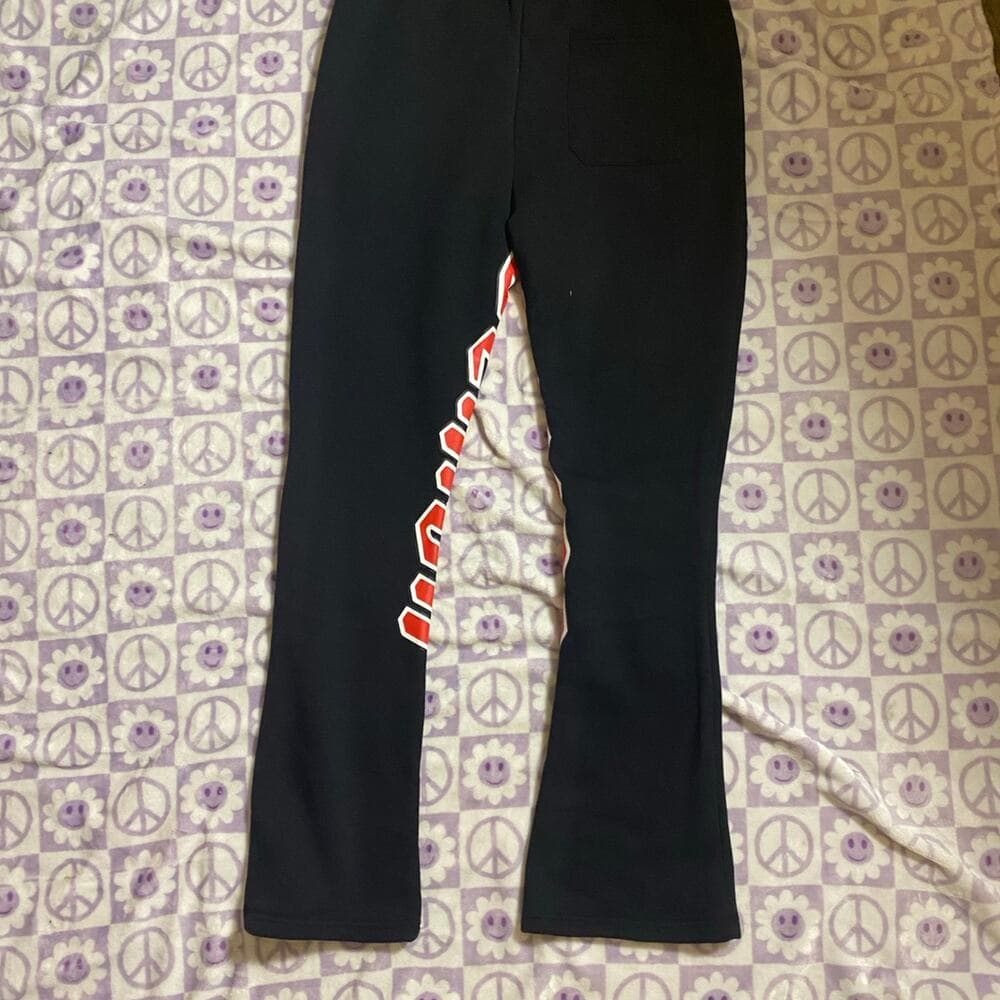 Dodge Demon Flare Sweatpants - Black - Thumbnail 7