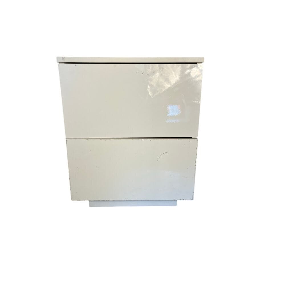 Night Stand Bedside Table Modern Minimalist Double Drawer Bedside Table Bedroom - Thumbnail 6