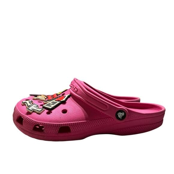 Crocs Womens Shoes Size 10 Pink Rubber Activewear Slip Ons - Thumbnail 5