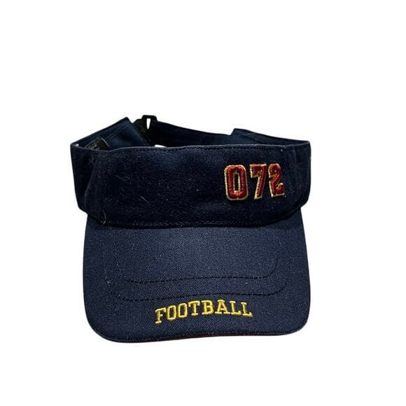 Youth SnapBack hat Size 8-20 Navy football hat - Thumbnail 4
