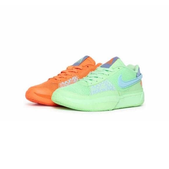 Nike GS Ja 1 "Bright Mandarin/Multi/Color/Vapor Green/Light Armory sneakers - Thumbnail 4