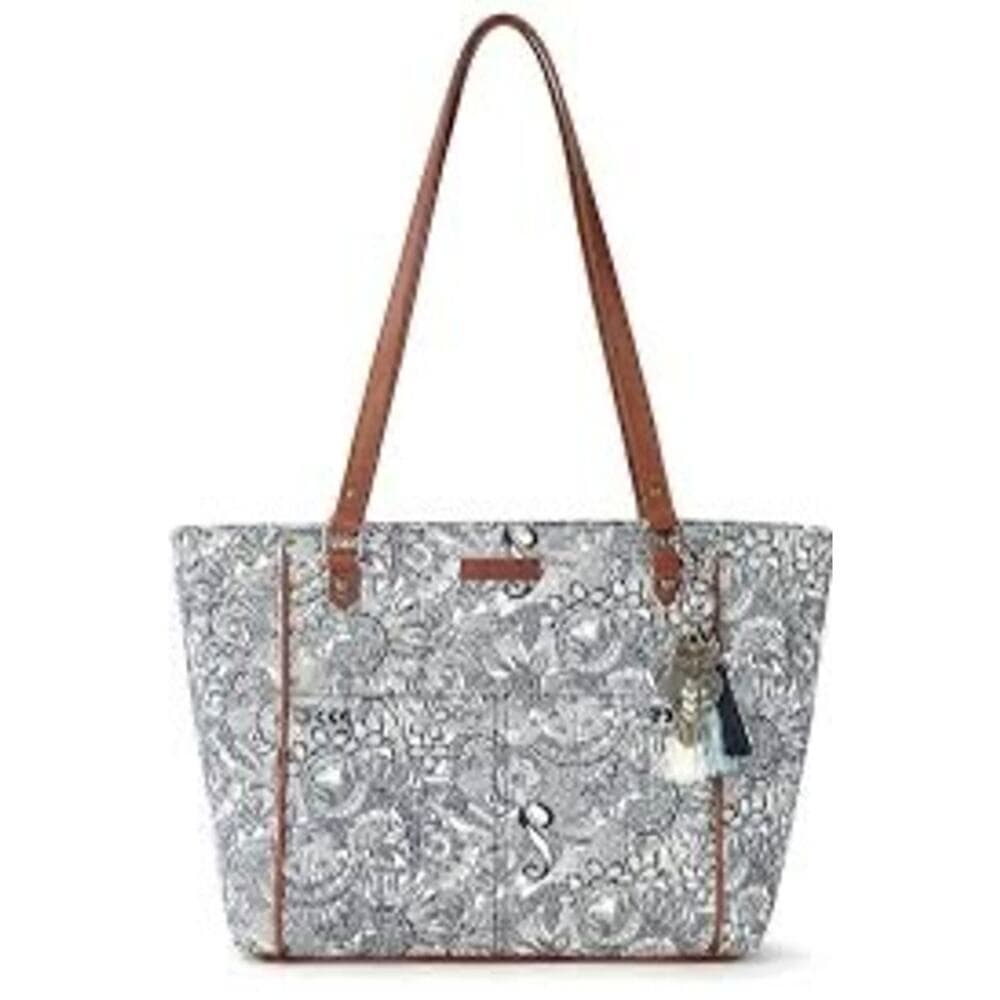 Sakroots Metro Tote Bag Navy Spirit Desert Durable Everyday Coated Canvas - Thumbnail 9