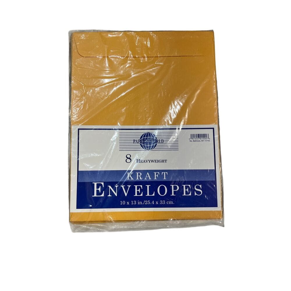 8 Heavyweight Kraft Envelopes 10 X 13 in /25.4 X 33 cm. - Thumbnail 3