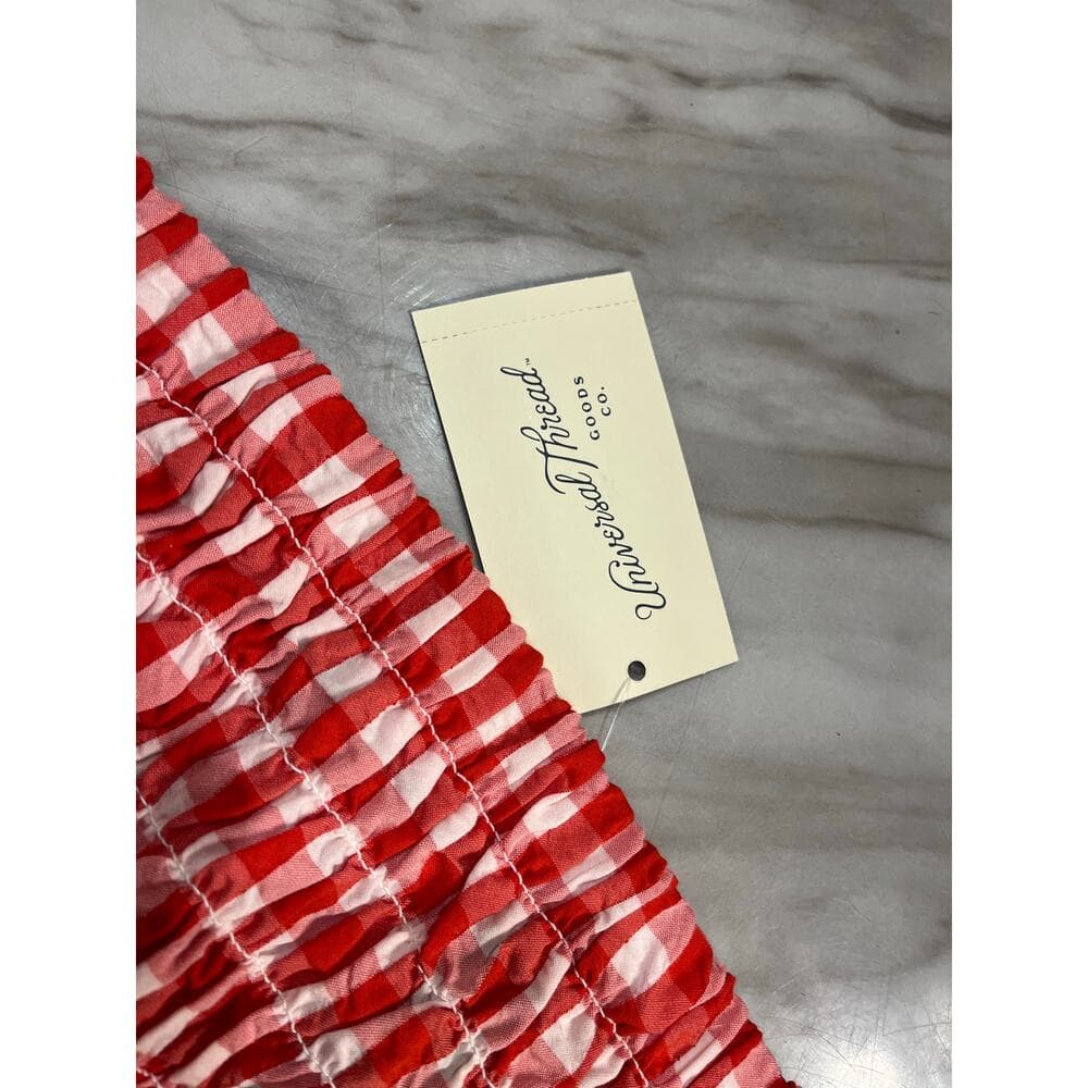 Red & white Checkered women’s top size XXL - Thumbnail 2