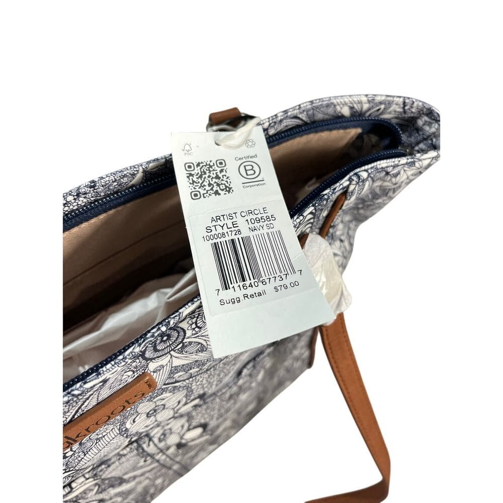Sakroots Metro Tote Bag Navy Spirit Desert Durable Everyday Coated Canvas - Thumbnail 5