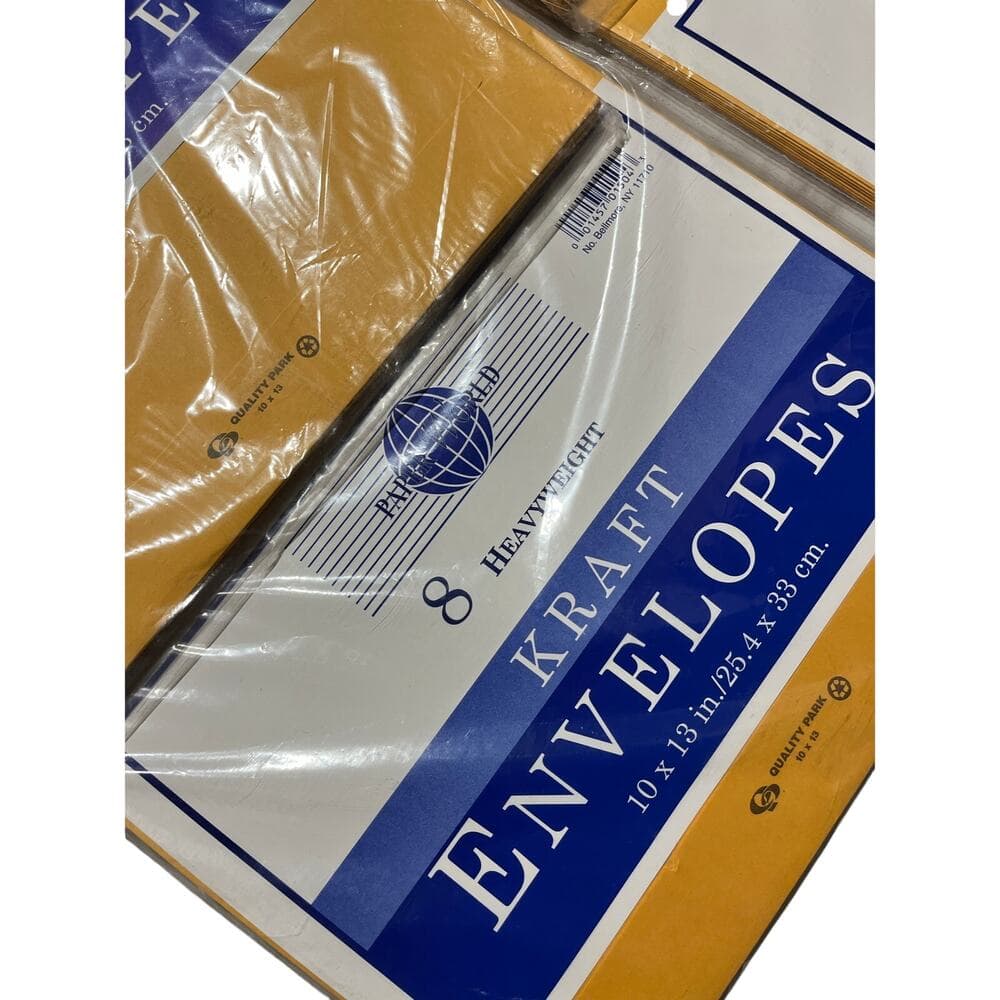 6 packs of 8 Kraft Envelopes 10 X 13 in /25.4 X 33 cm. - Thumbnail 3