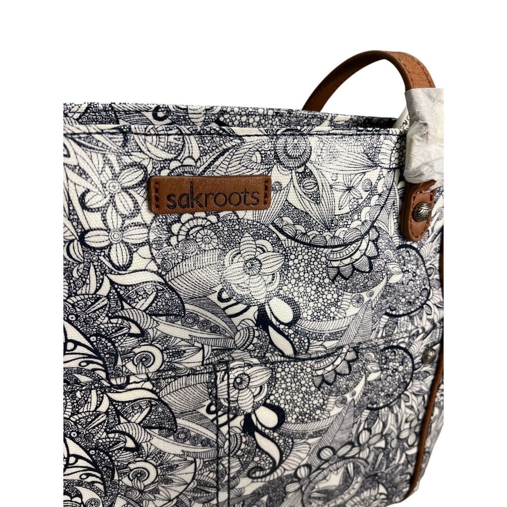 Sakroots Metro Tote Bag Navy Spirit Desert Durable Everyday Coated Canvas - Thumbnail 6