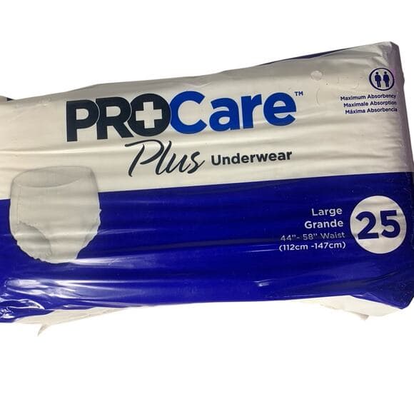 AdultDiapersPROCARE Plus Size Large 44”-58” - Thumbnail 3