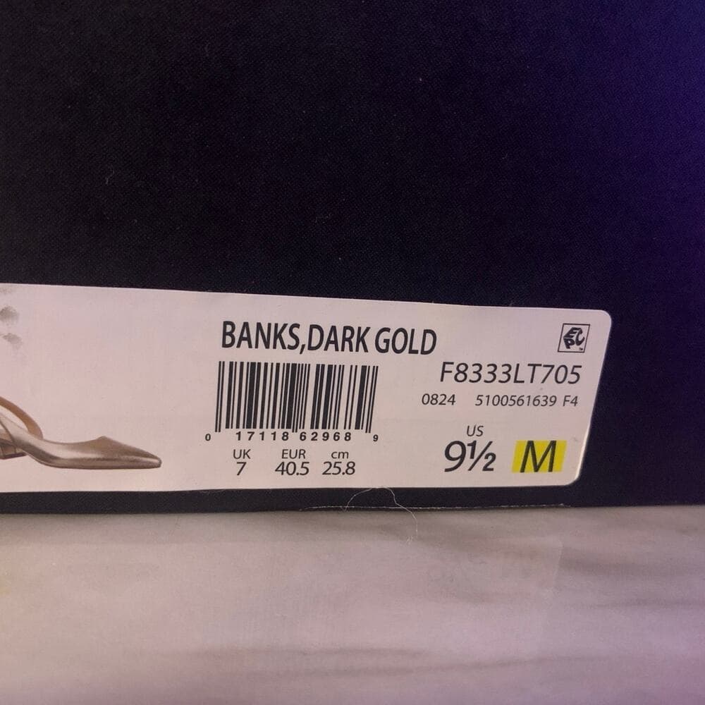 Banks Pointed Toe Flat 9 1/2 - Thumbnail 5