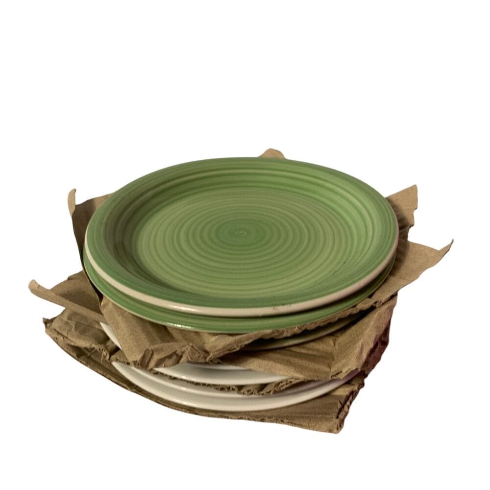 Dish Set Lenox Ware 7 Pcs Fall Green Leaf - Thumbnail 4