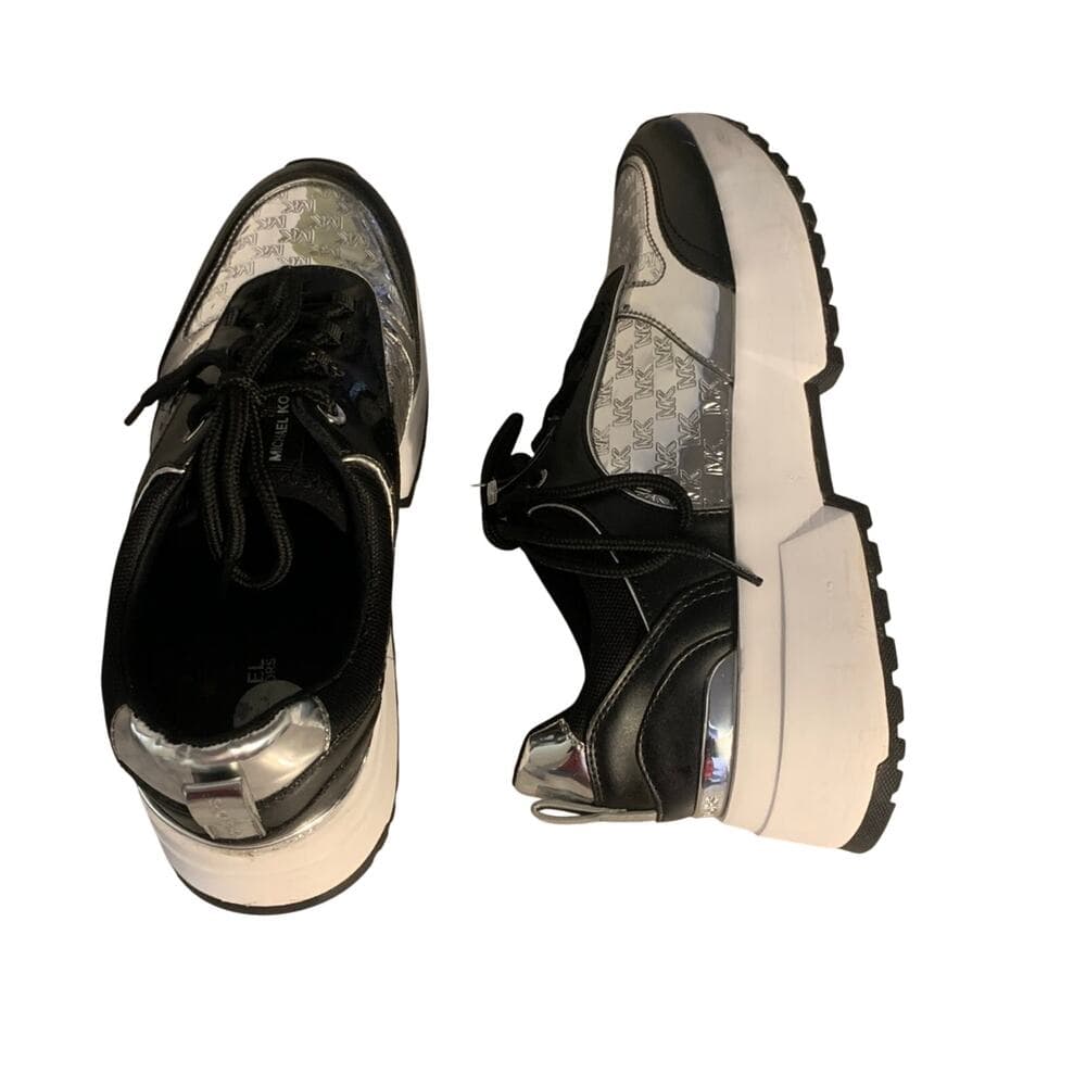 Michael Kors Percy Trainer Silver Size 9.5 M - Thumbnail 3