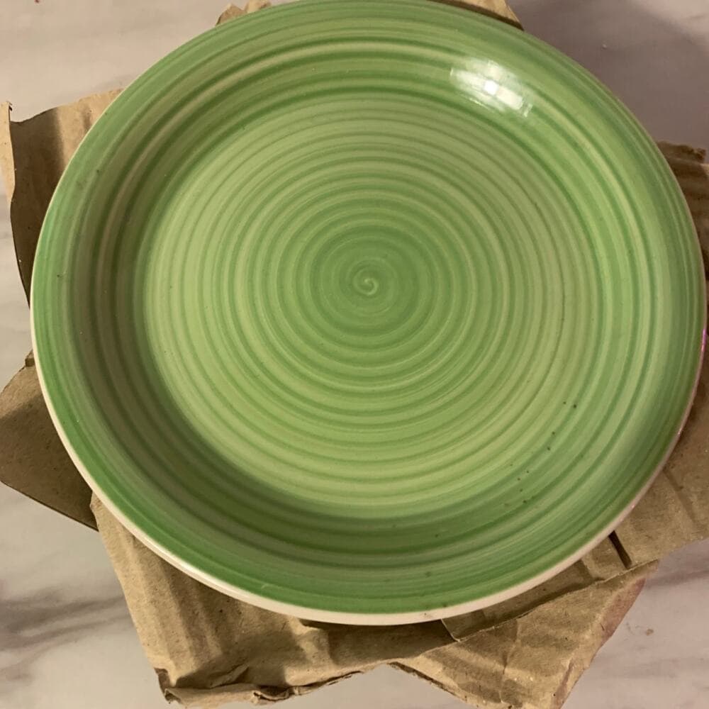 Dish Set Lenox Ware 7 Pcs Fall Green Leaf - Thumbnail 2