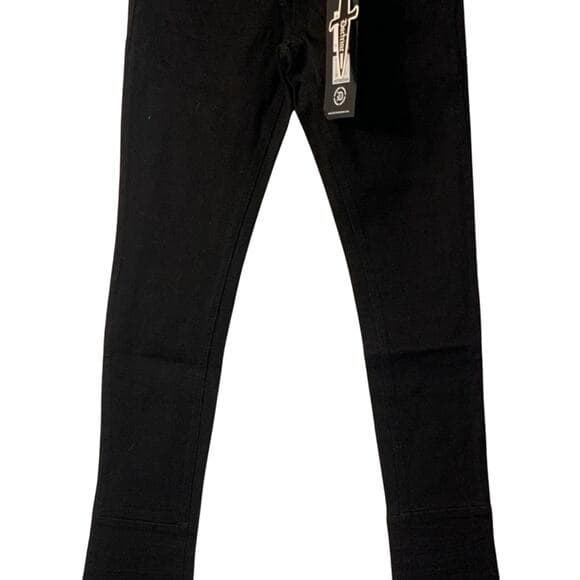 Doctrine Superstack Jet Black Mens Jeans Size 30 - Thumbnail 10