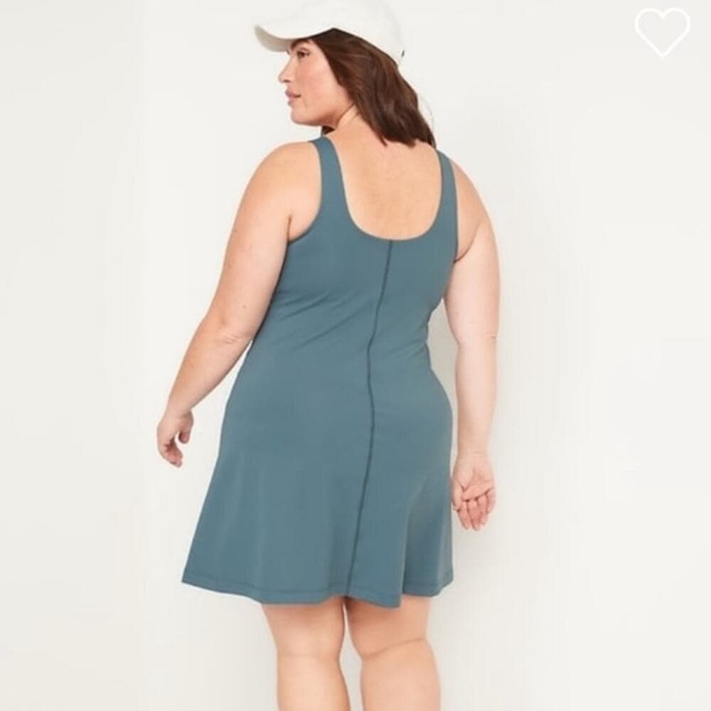 Old Navy Power-soft Sleeveless Shelf Bra Support Dress - Thumbnail 2