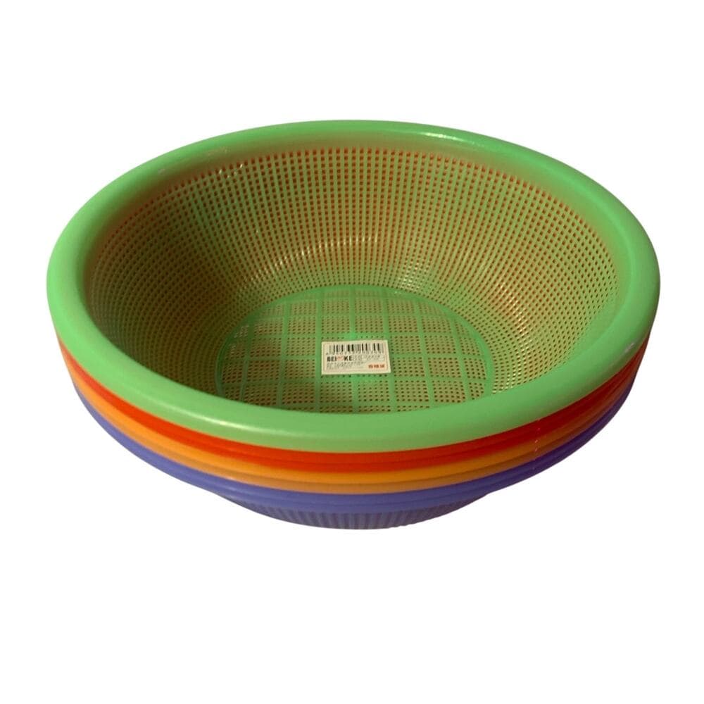 Drain Cooked Pasta Food Strainer Drainer Basket StrainerKitchen Essentials 7 PCs - Thumbnail 4