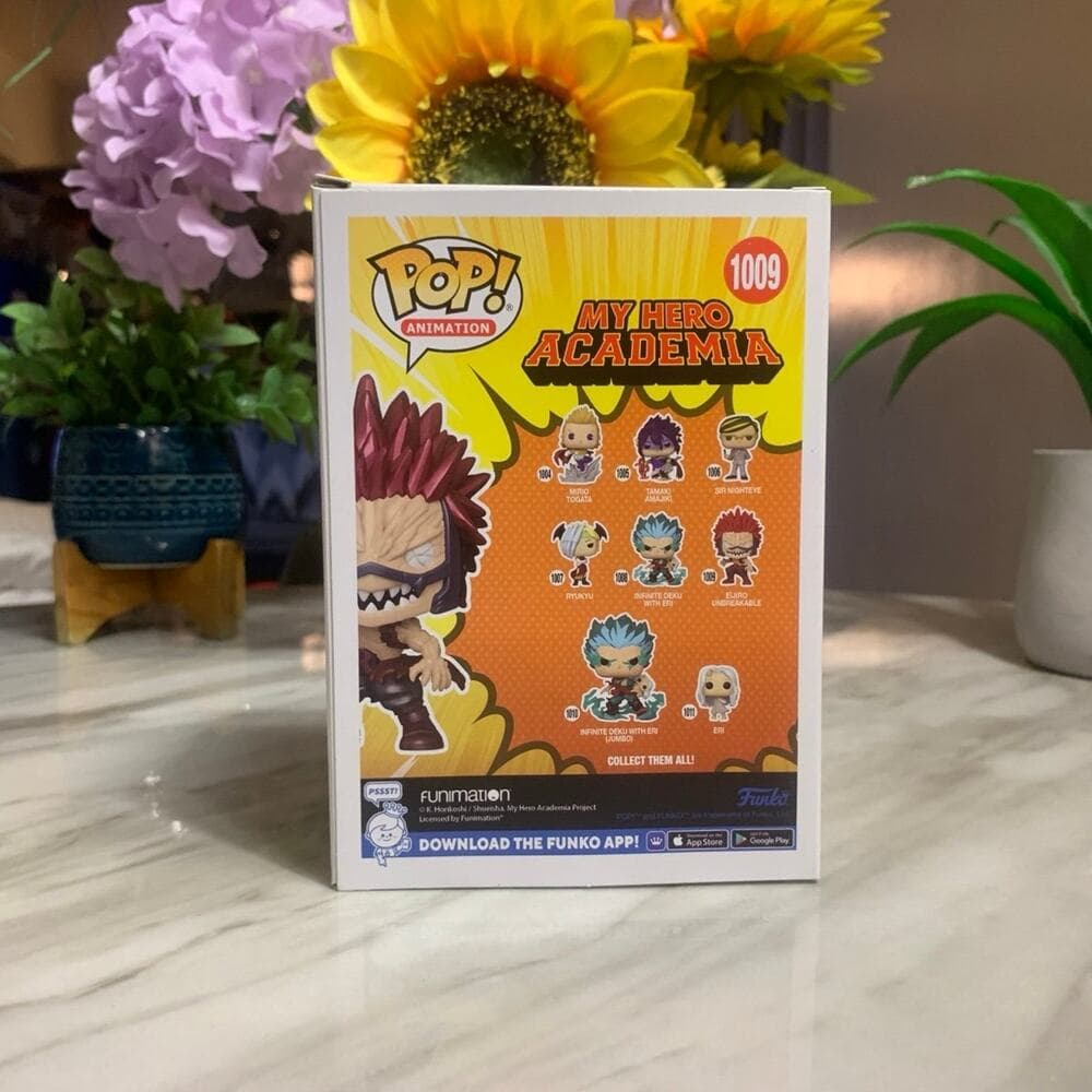Funko Pop My Hero Academia Eijiro Unbreakable Gamestop Metallic #1009 - Thumbnail 2