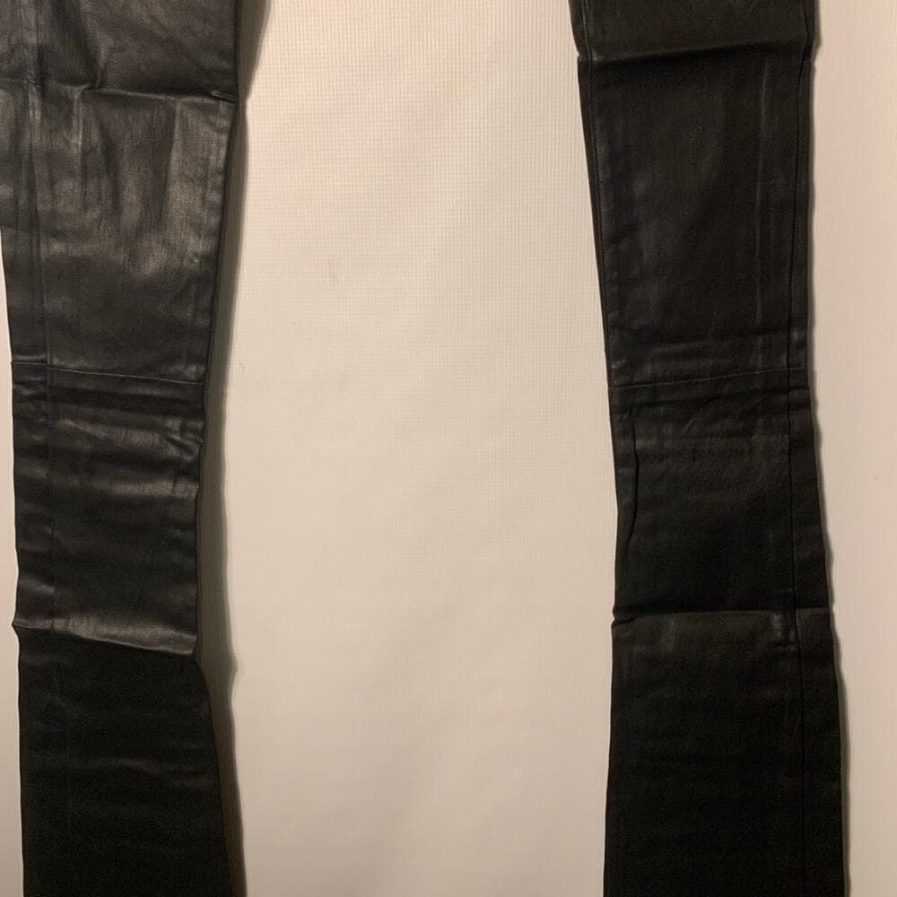 Si Tu Veux Superstack Black Wax Mens Jeans Size 32
