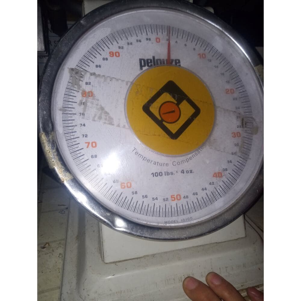 Rare Vintage Pelouze 100 Lb Scale Large Model 10100 - Thumbnail 3
