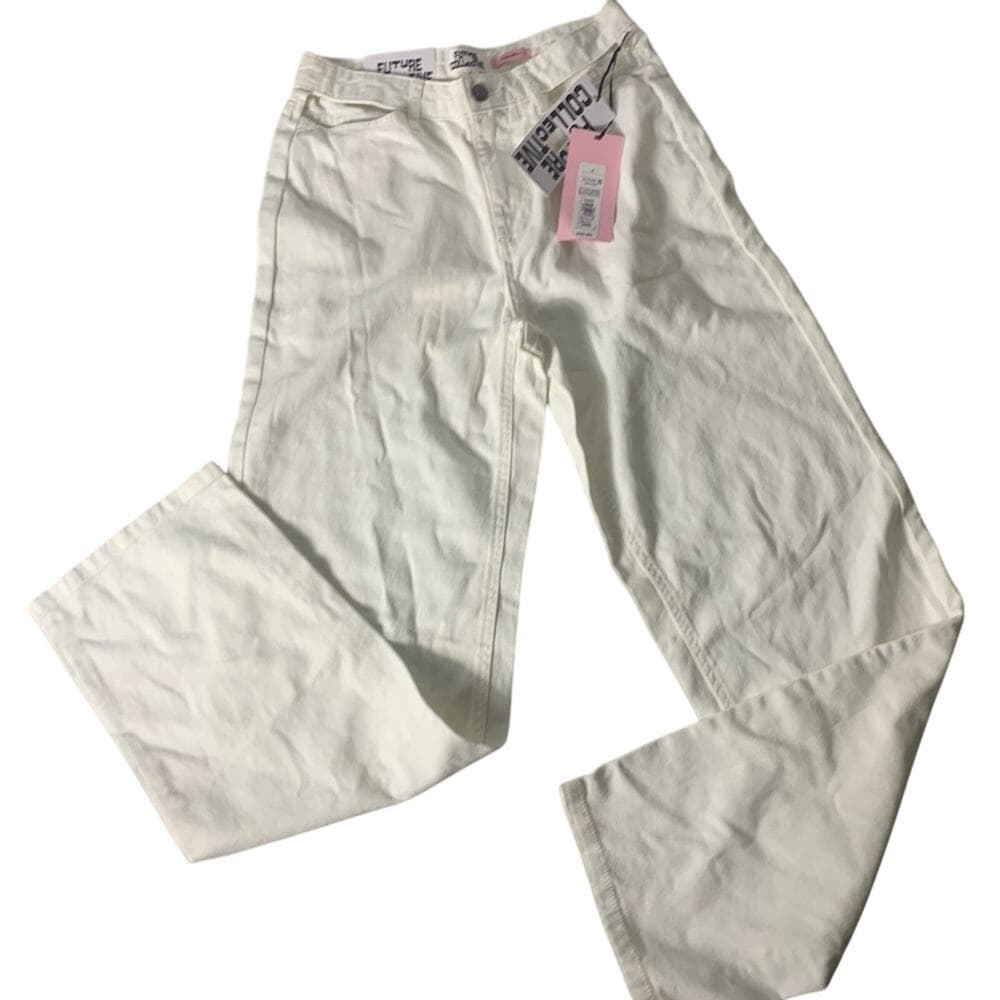 Future Collection White Women’s Jeans Size 4 - Thumbnail 5