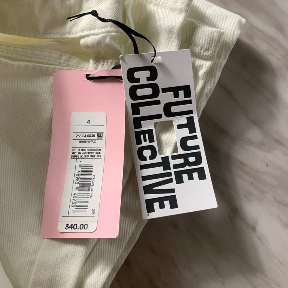 Future Collection White Women’s Jeans Size 4 - Thumbnail 4