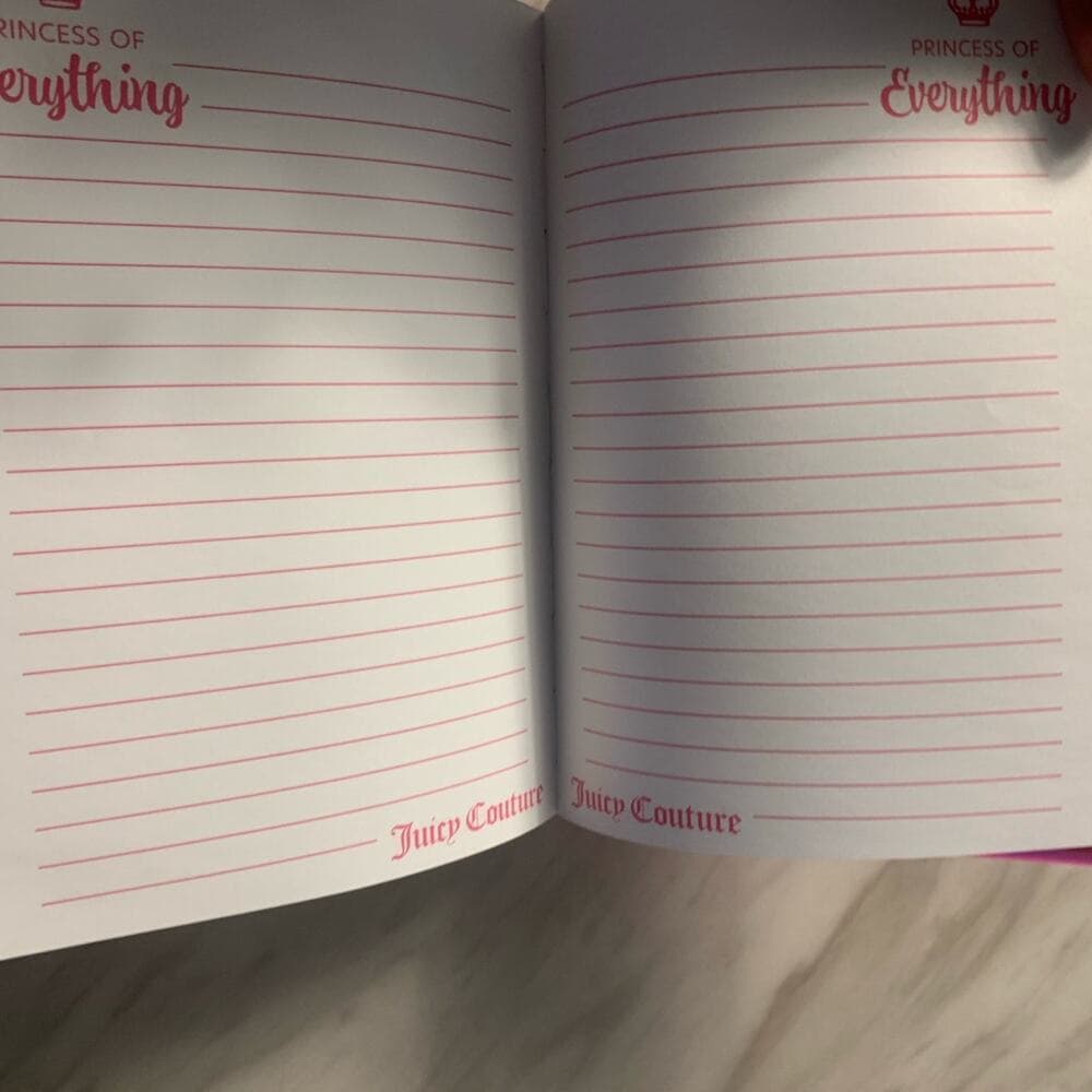 New Juicy Couture Glitter Journaling Journal Sequin Glitter - Thumbnail 3