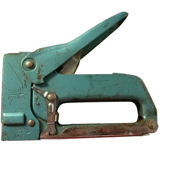 Vintage Antique Swingline 101 Stapler Staple Gun Green Long Island City NY - Thumbnail 4