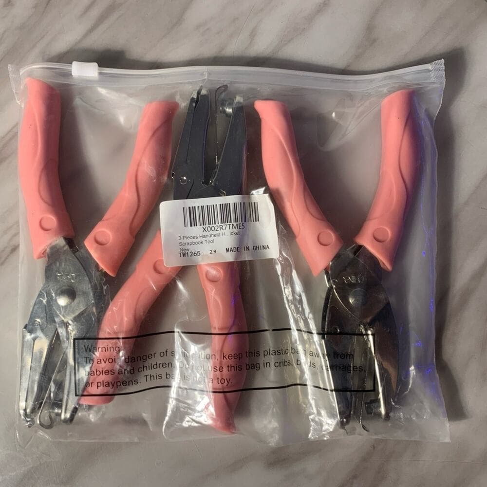 3 Pieces Handheld Hicket Scrapbook Tool