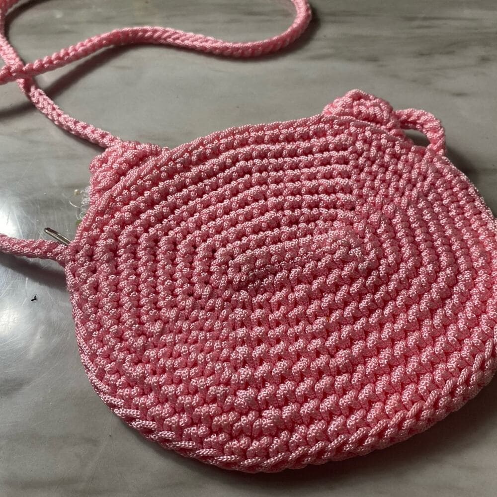 crocheted crossbody mini bags - Thumbnail 2