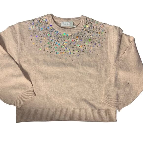 Children Place Rose Dust Sweater Size 16 - Thumbnail 6
