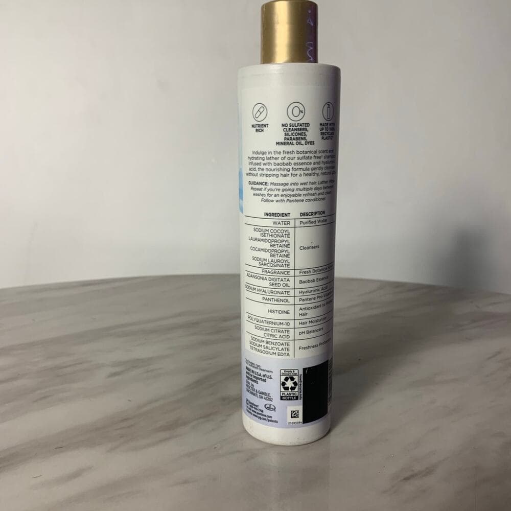 Pantene Hydating Glow Sulfate Free Shampoo