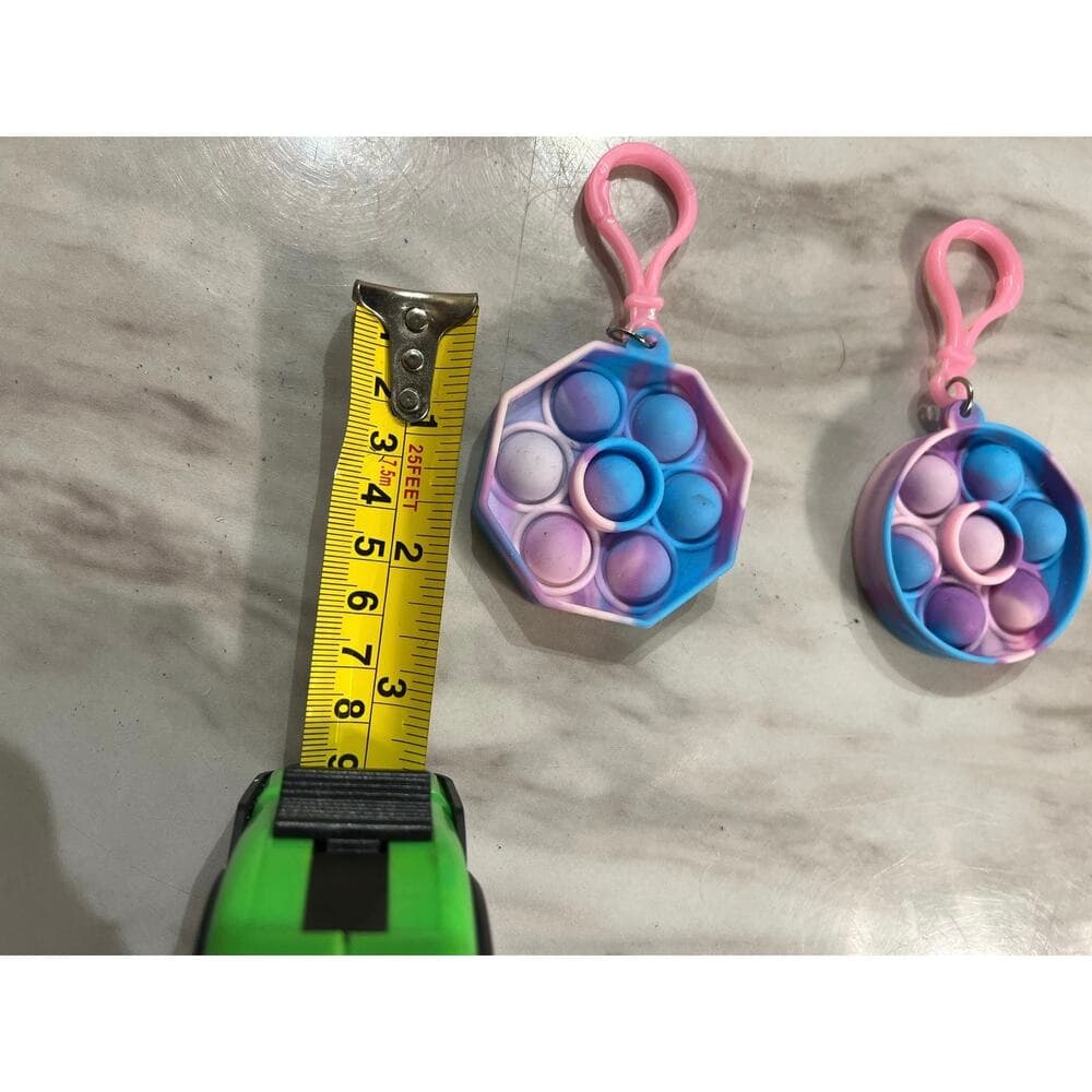 Pop Fidget Keychain 28 Pack Mini Fidget Toys - Thumbnail 2