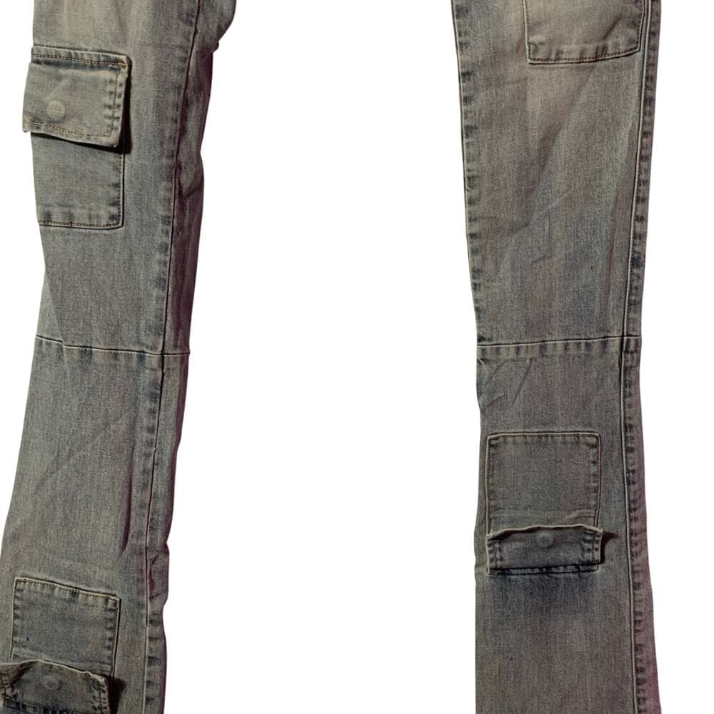 Si Tu Veux Superstack Mens Jeans Size 34