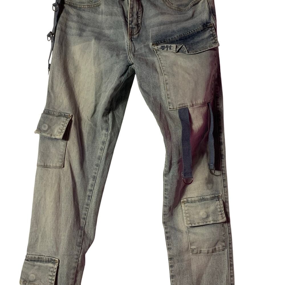 Si Tu Veux Superstack Mens Jeans Size 34 - Thumbnail 2