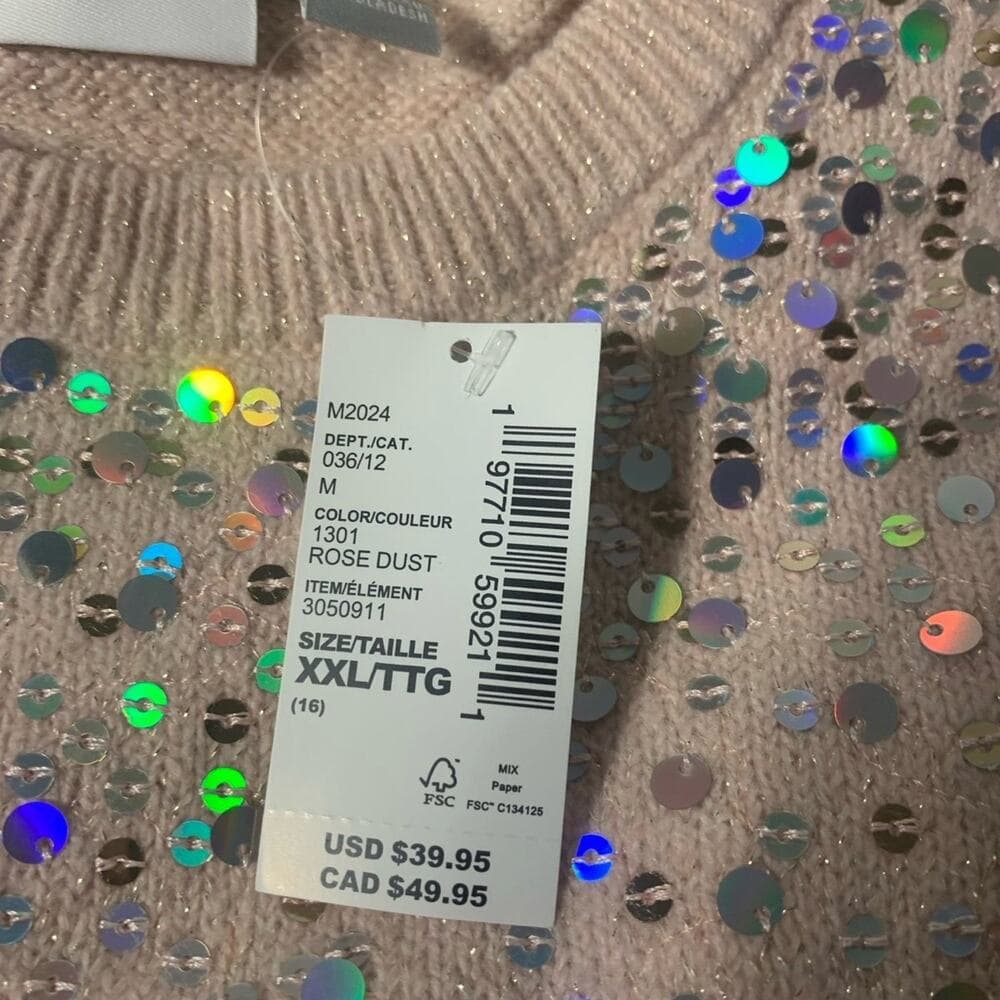 Children Place Rose Dust Sweater Size 16 - Thumbnail 3