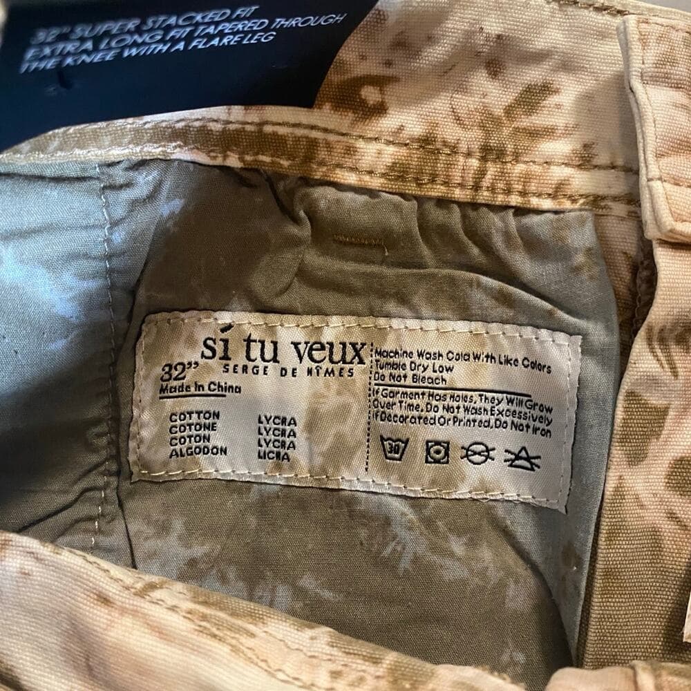 Si tu veux serge de nimes size 32 brand new with out the tags - Thumbnail 8