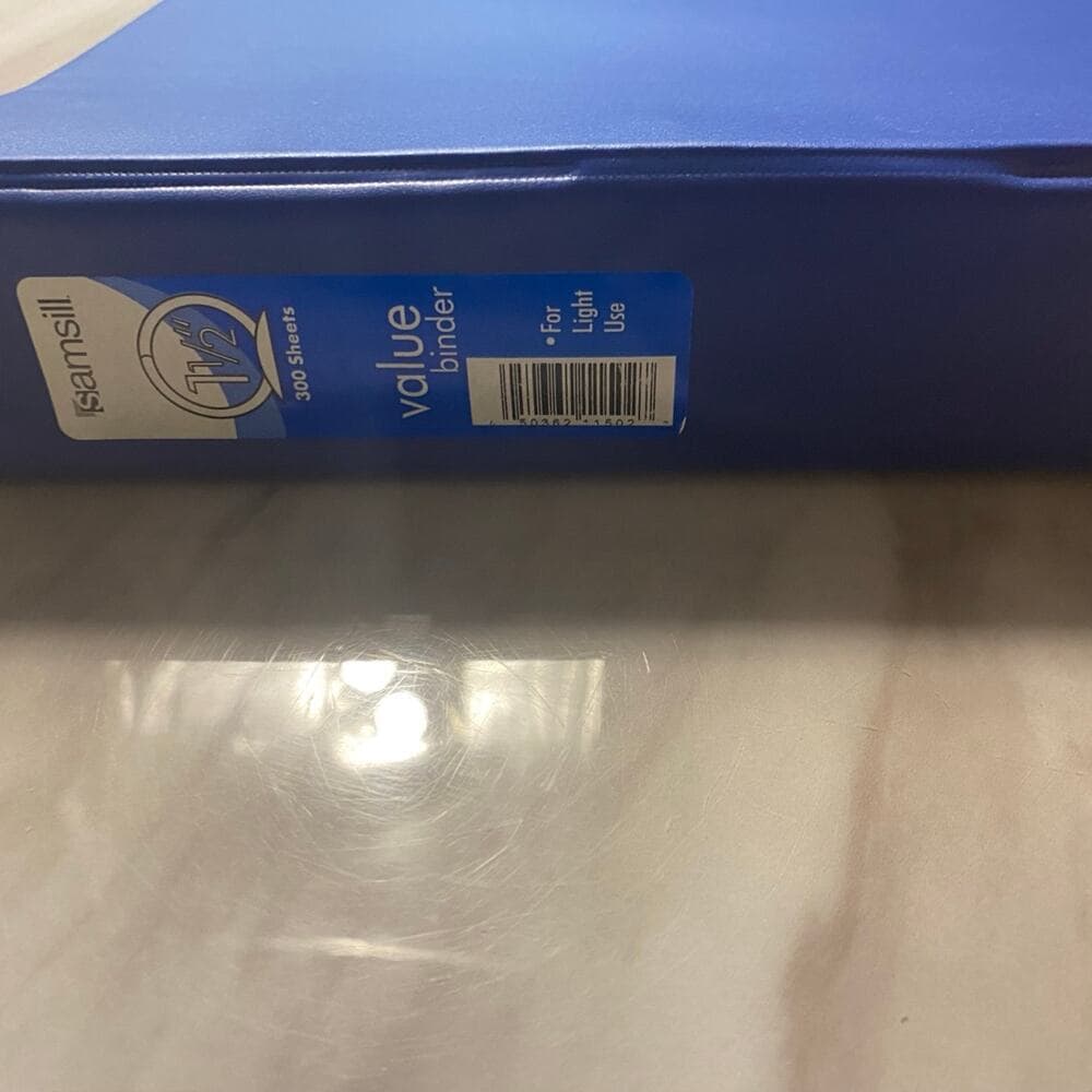 Blue school binder - Thumbnail 2