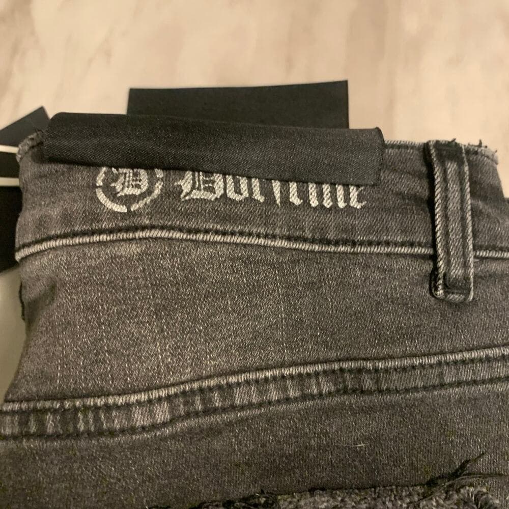 Doctrine Superstack Jet Black Mens Jeans Size 32 - Thumbnail 7