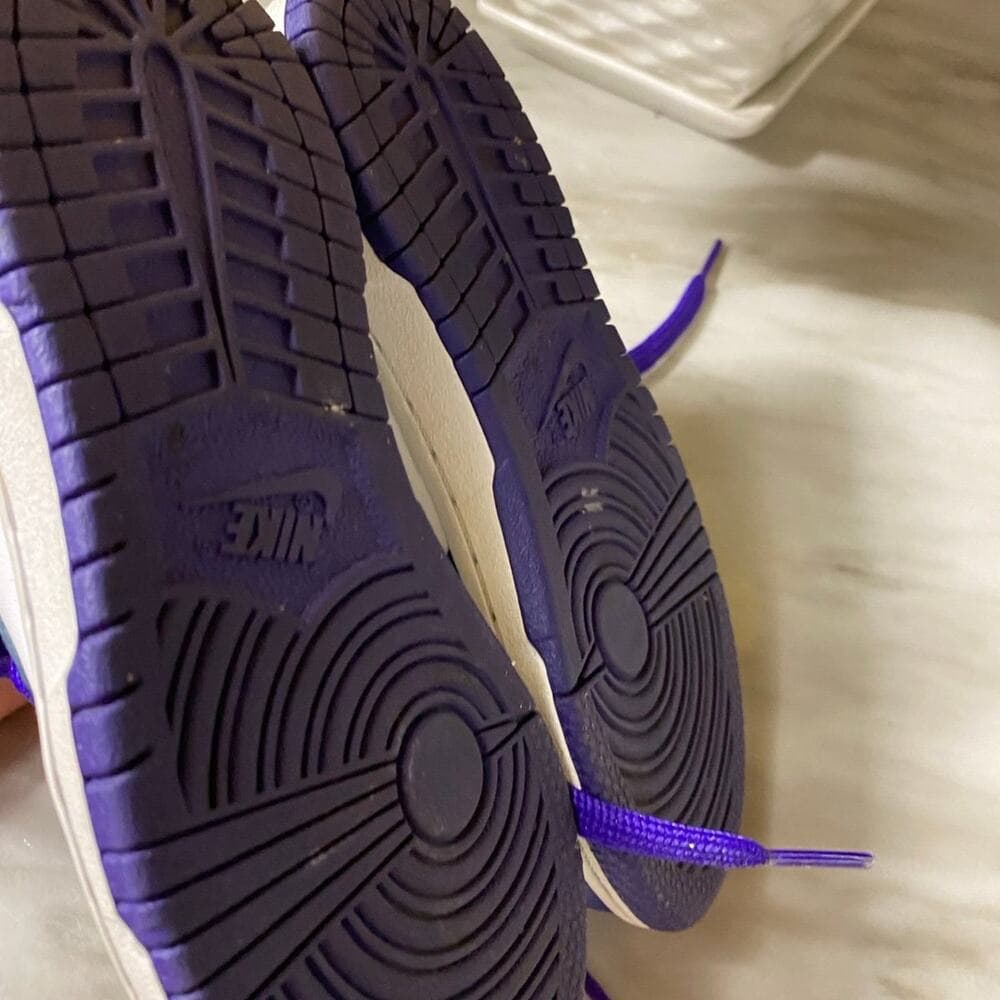 Size 10.5 c (PS) - Nike Dunk High Electro Purple Midnight Navy - Thumbnail 4
