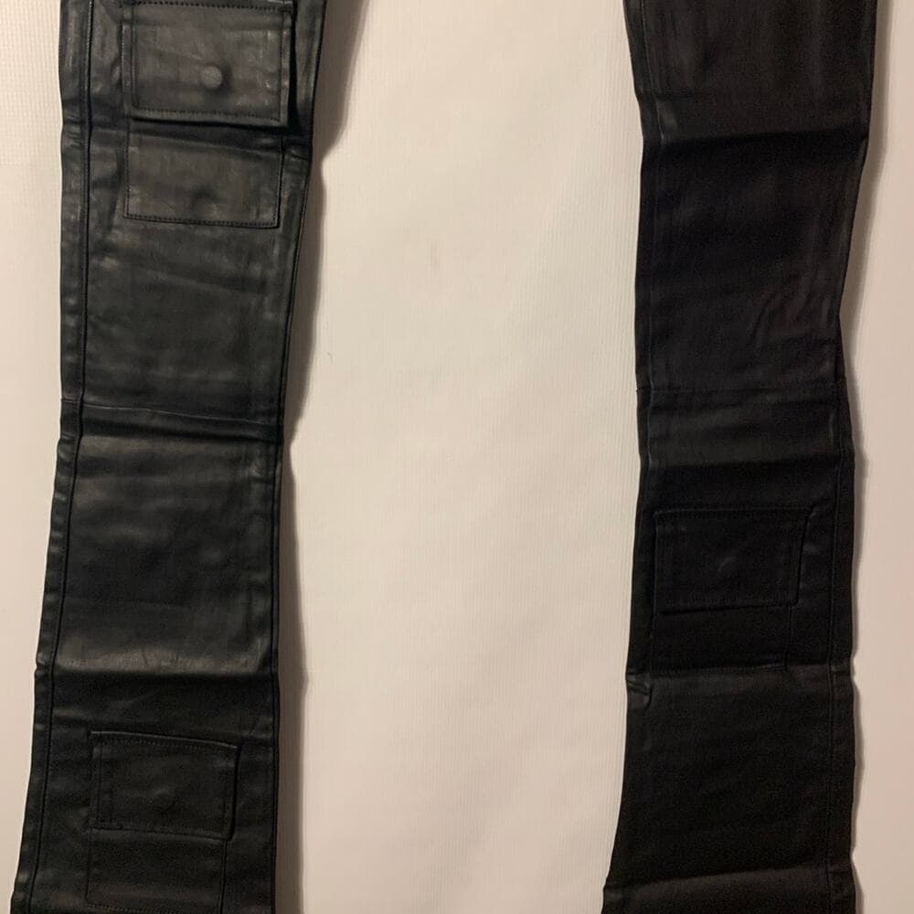 Si Tu Veux Superstack Black Wax Mens Jeans Size 30